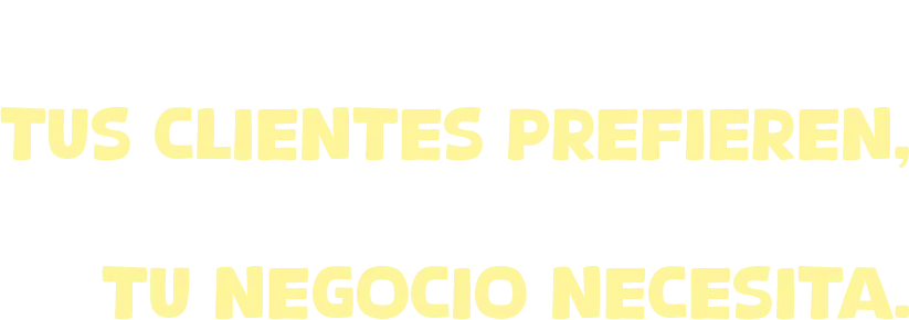La nutrición que tus clientes prefieren, al precio que tu nego