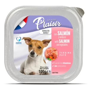 Plaisir-Salmon-con-verduras-para-Perro-Nutrición-Animal-Plaisir Paté Salmón Verduras
