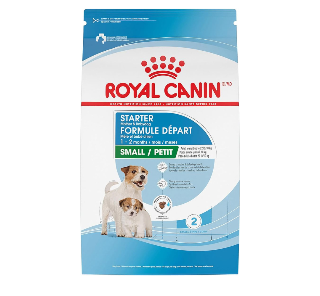 Starter-Mother-& Baby-Dog-Royal-Canin-alimento-seco-razas-pequeñas-raza-small-perra-gestante-lactación-cachorros-nutricion-animal-nutrición-animal