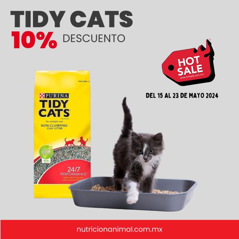Hot-sale-2024-promociones-descuentos-en-alimento-para-mascotas-arena-tidy-cats-gatos