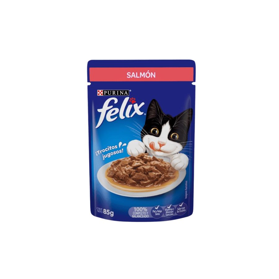Felix gato adulto Salmón sobre 85g