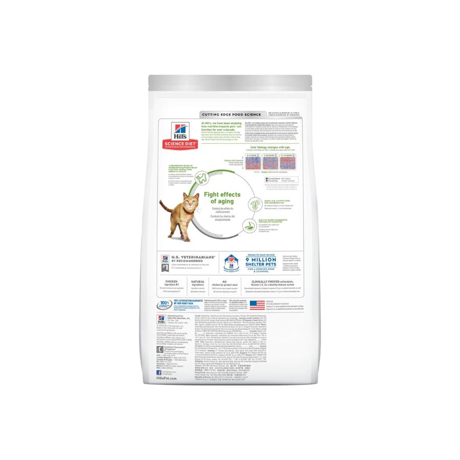 Hill's Alimento para gatos adultos 7+ vitality 1.4Kg