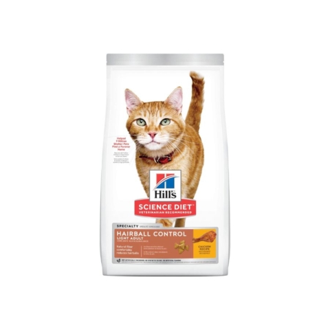 Hill's Alimento para gatos light bolas de pelo 3.17Kg