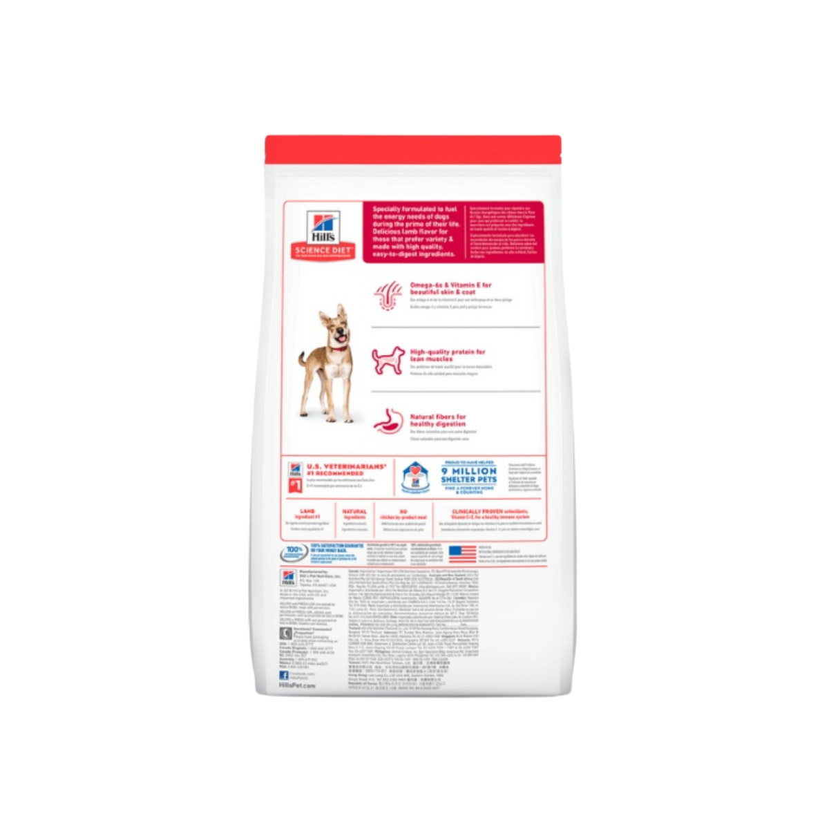 Hill's Alimento para Perro Adulto Cordero y Arroz 15kg