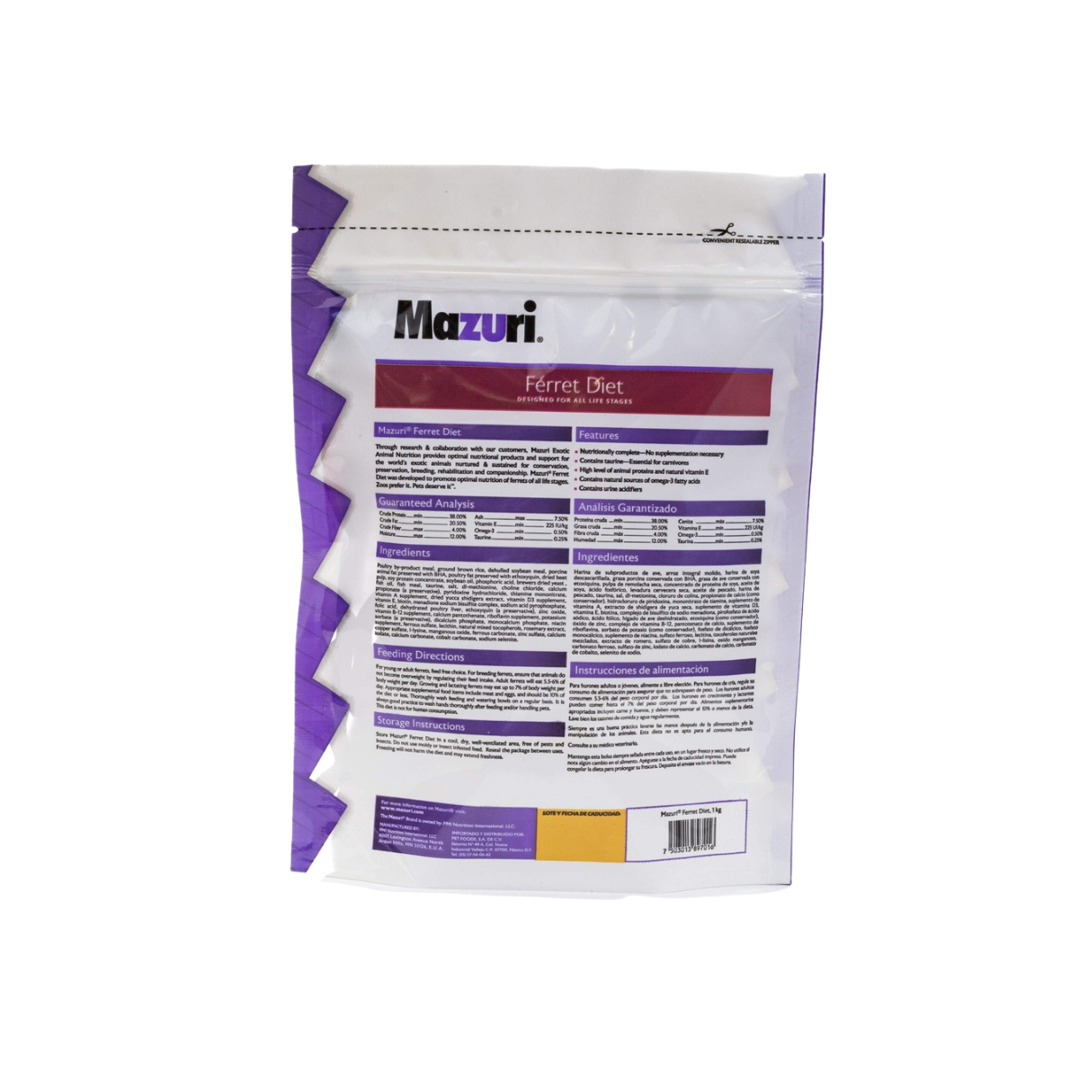 Mazuri alimento para Hurón 1kg
