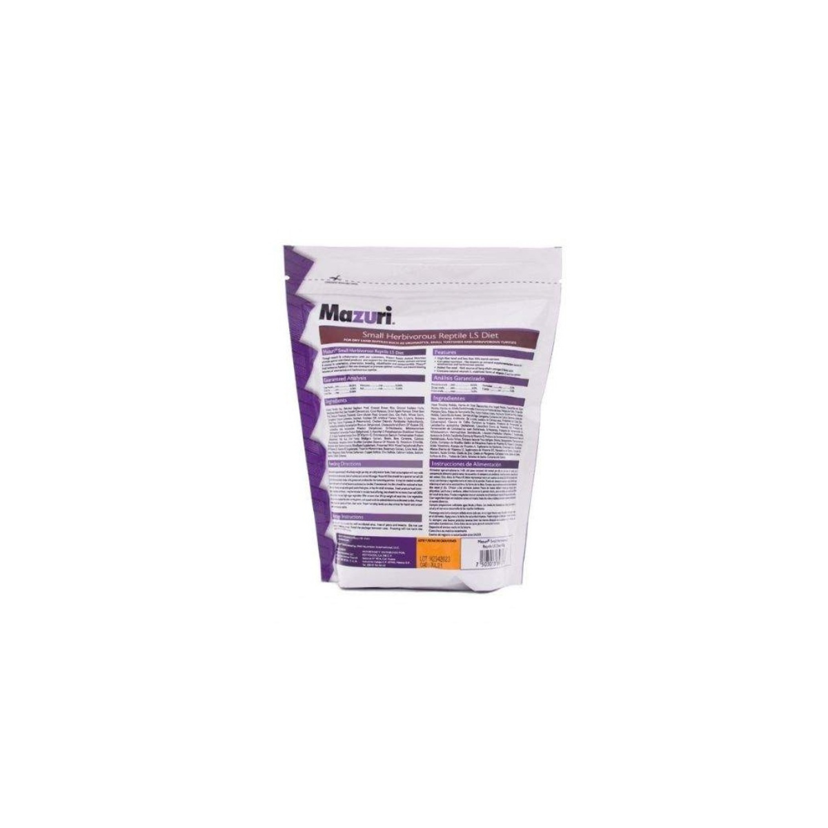 Mazuri alimento para Pequeños Reptiles 450g