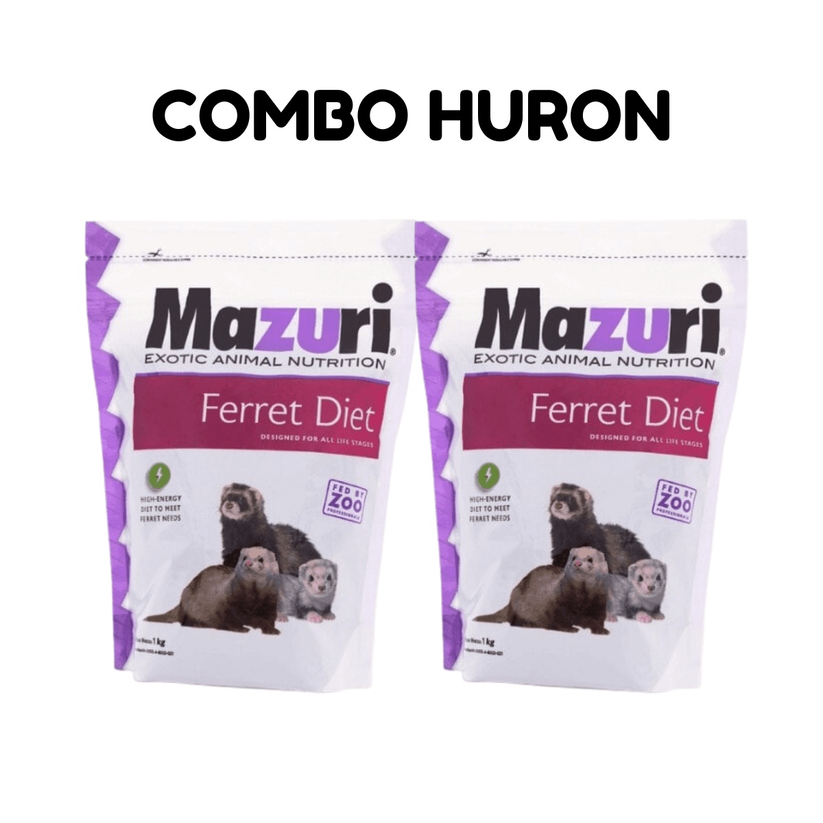 Combo Mazuri alimento para Hurón 2kg
