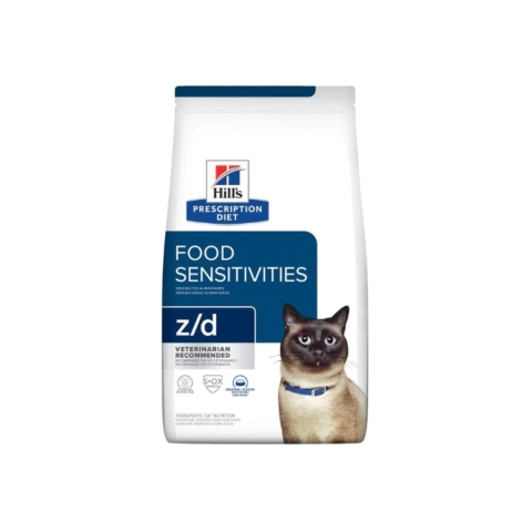 Hill's Prescription Diet z/d Feline Sensibilidades cutáneas al alimento 1.8kg