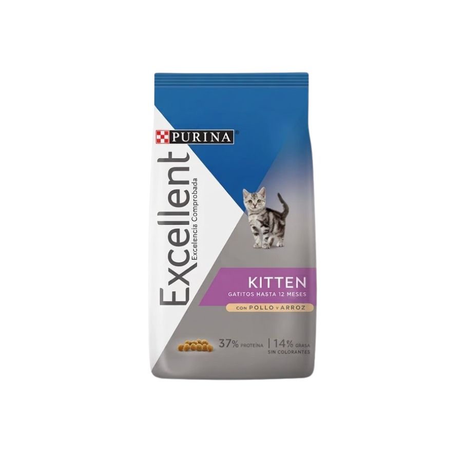 Excellent gatitos pollo y arroz 2kg