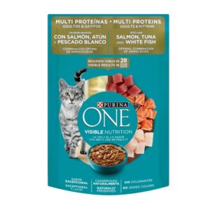 Combo 12 sobres One gatitosadultos Multi Proteínas - 2