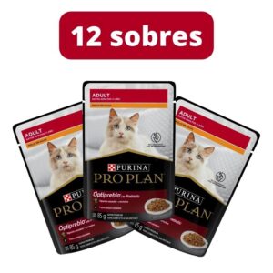 Combo 12 sobres Pro Plan gato adulto pollo 1.02kg - 1
