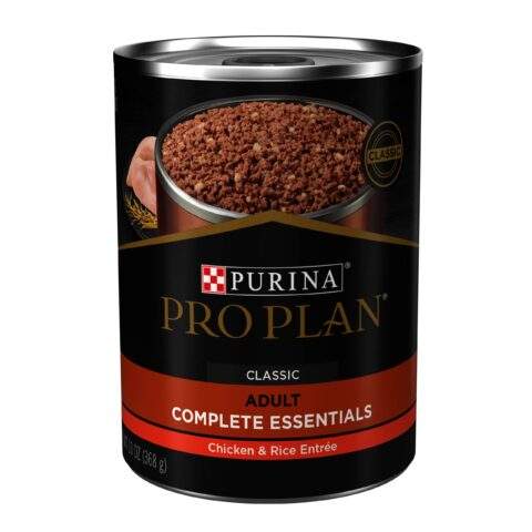 Lata Pollo y Arroz 368g Pro Plan perro adulto
