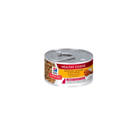Hill's lata gato adulto pollo asado y arroz 79.37g