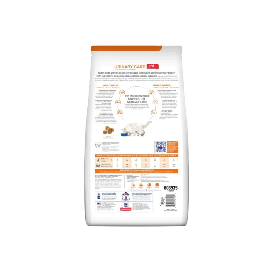 Hill's Prescription Diet c/d Multicare Stress Alimento Seco para Gatos 1.8Kg