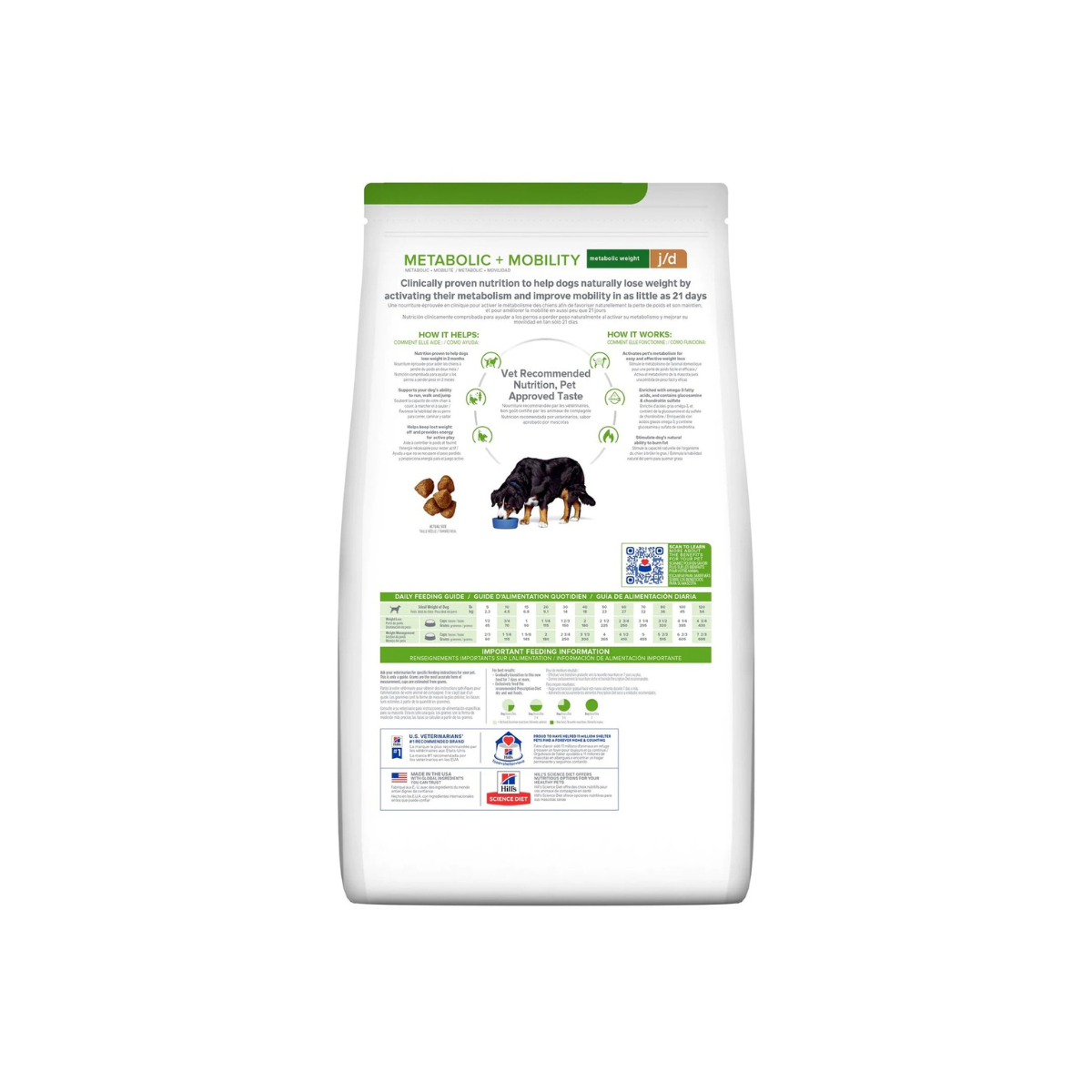 Hill's Prescription Diet Metabolic + Mobility para perros 3.9Kg/ 10.9Kg - 3.9 Kg