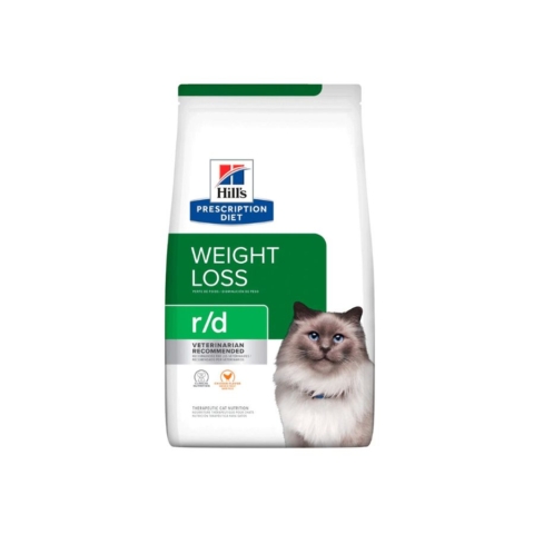 Hill's Prescription Diet r/d Alimento Seco para Gatos para la Reducción de Peso 3.9Kg