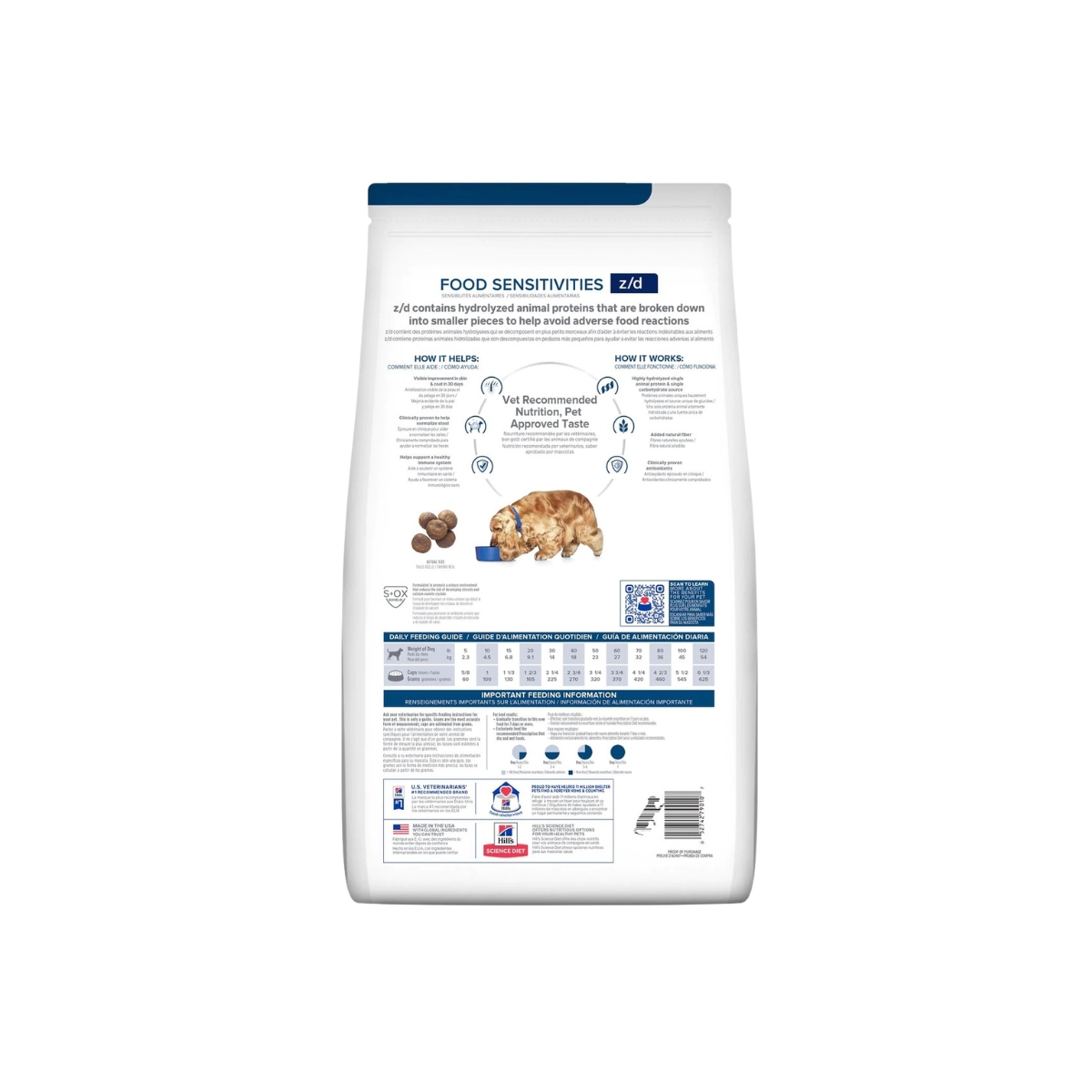 Hill's Prescription Diet z/d Canine Proteína Hidrolizada 3.6Kg/ 8.0kg - 3.6 Kg