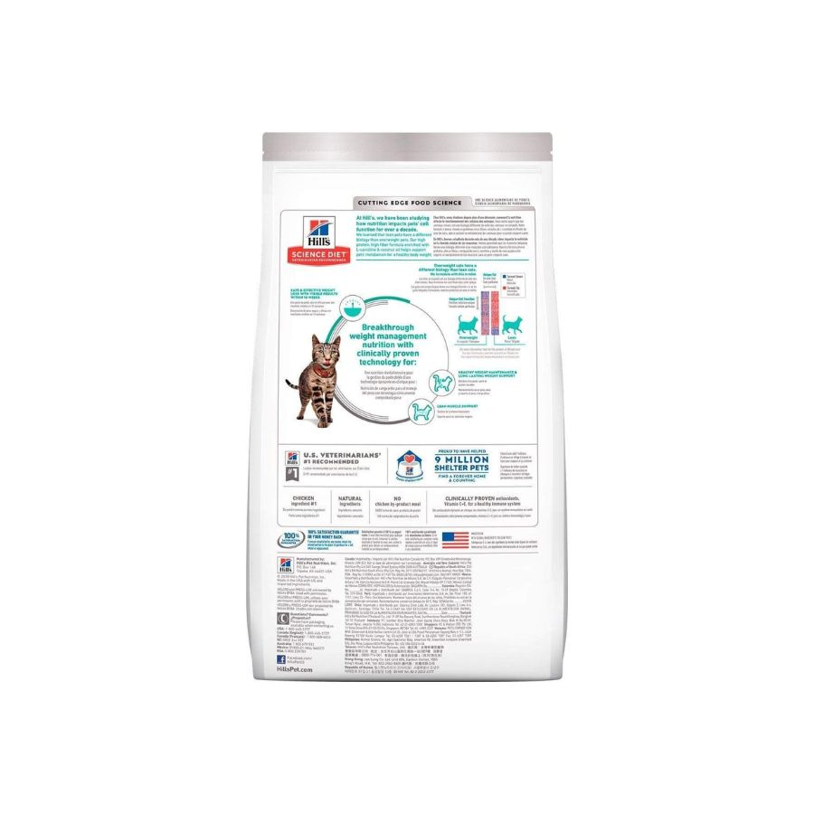 Hill's Science Diet Perfect Weight para Gato Adulto 1.3Kg/ 6.8Kg - 1,3Kg