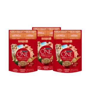 Purina-one-perro-sobres-sabor-pollo-Purina One perro Súper Nutrientes