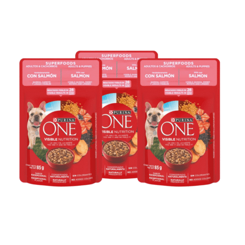 Purina-one-perro-sobres-sabor-salmón-super -alimento