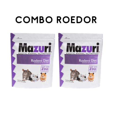 Combo Mazuri Alimento Para Roedores Y Hámsters 650g