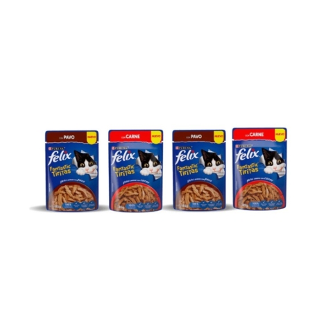 Combo 12 sobres Mix Felix fantastic tiritas 85gr c/u