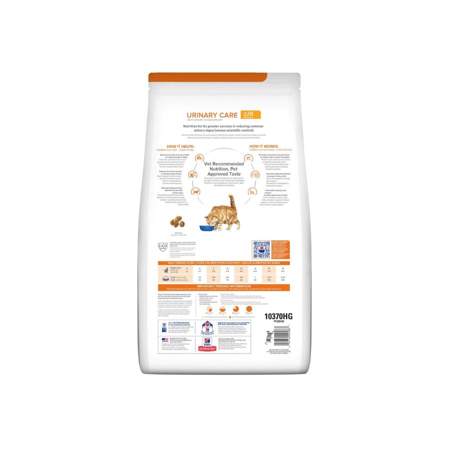 Hill's Prescription Diet c/d Multicare Feline Cuidado Urinario 1.8kg | 3.90kg - 1.8 Kg