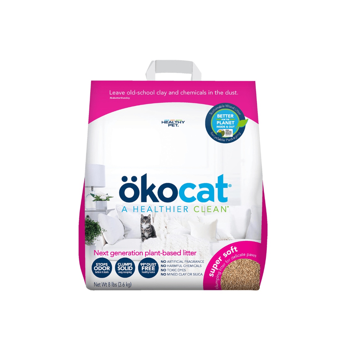 Ökocat Arena para gato (3.63kg/ 4.81kg/ 7.17kg) Super Suave - 3.63kg