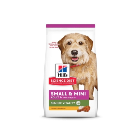 Hill’s alimento para perros 7+ Vitality razas pequeñas y minis (1.5 Kg / 5.7 Kg) - 1.60kg